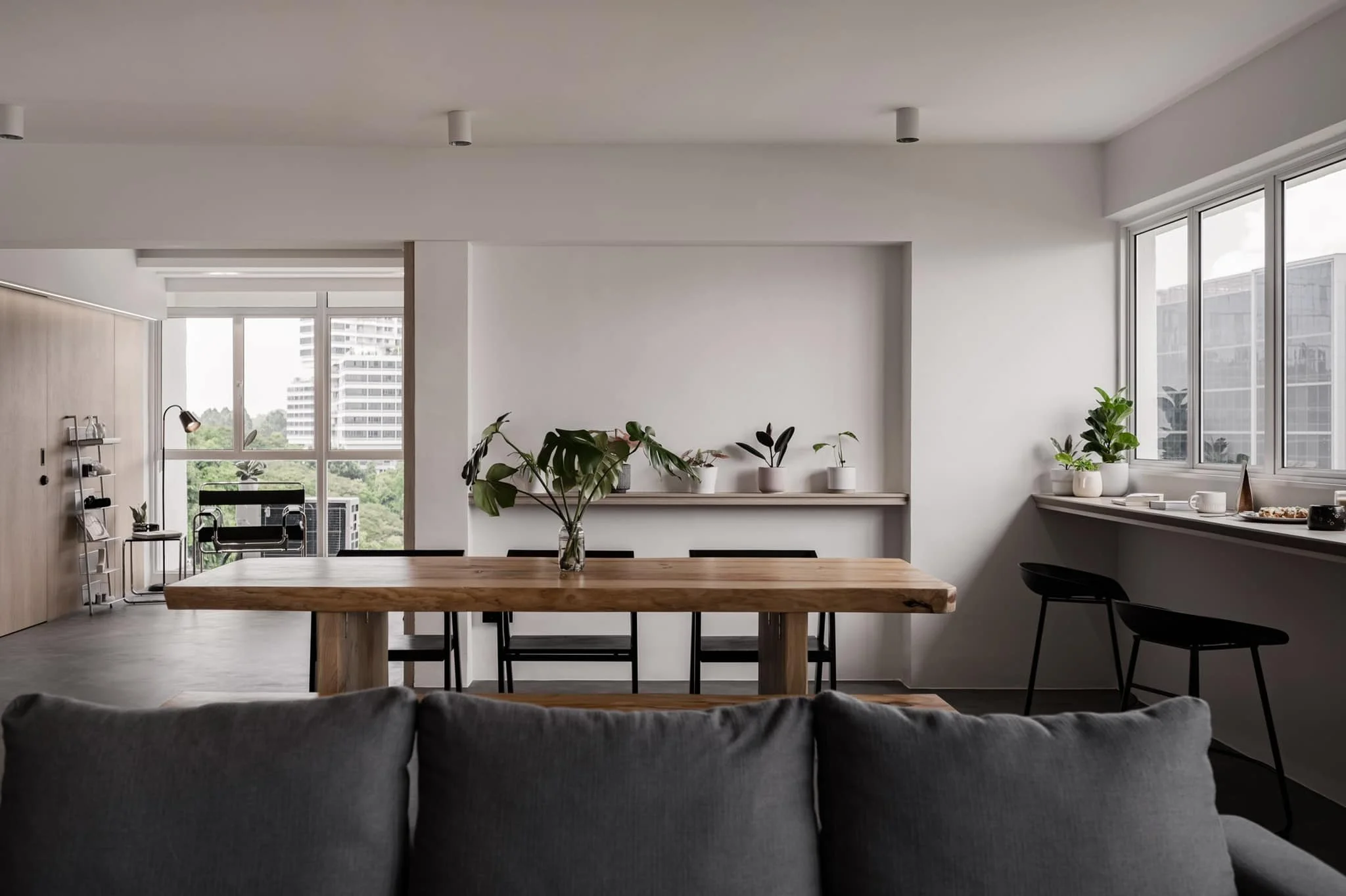 Dining space pictured in HOFT’s Art of Simplicity press feature
